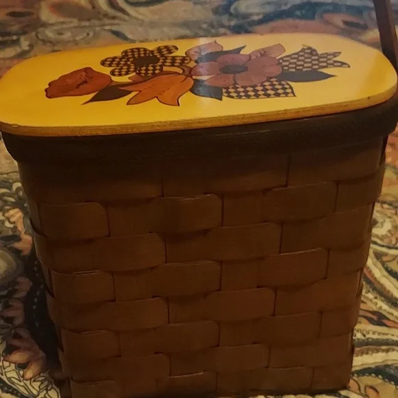 Basketville Putney Vermont Basket purse - Picture 2 of 9